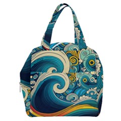 Waves Wave Ocean Sea Abstract Whimsical Boxy Hand Bag