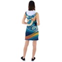 Waves Wave Ocean Sea Abstract Whimsical Racer Back Hoodie Dress View2