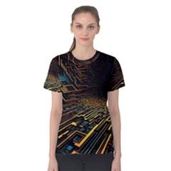 Data Technology Coding Pattern Women s Cotton Tee