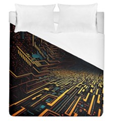 Data Technology Coding Pattern Duvet Cover (queen Size)