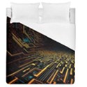 Data Technology Coding Pattern Duvet Cover (Queen Size) View1