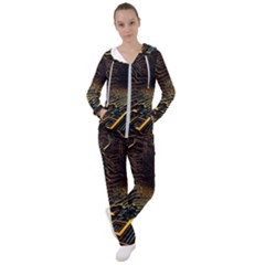 Data Technology Coding Pattern Women s Tracksuit