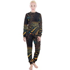 Data Technology Coding Pattern Women s Lounge Set by Jancukart