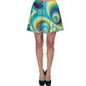 Waves Ocean Sea Abstract Whimsical Skater Skirt View1