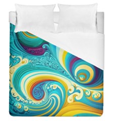 Waves Ocean Sea Abstract Whimsical Duvet Cover (queen Size)