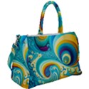 Waves Ocean Sea Abstract Whimsical Duffel Travel Bag View2