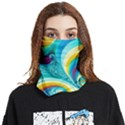 Waves Ocean Sea Abstract Whimsical Face Covering Bandana (Two Sides) View1