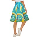 Waves Ocean Sea Abstract Whimsical Classic Short Skirt View3