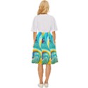 Waves Ocean Sea Abstract Whimsical Classic Short Skirt View4