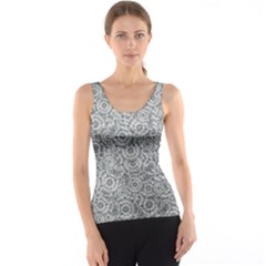 Circle Ornate Motif Random Pattern Tank Top by dflcprintsclothing