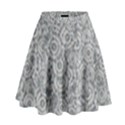 Circle Ornate Motif Random Pattern High Waist Skirt View1