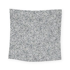 Circle Ornate Motif Random Pattern Square Tapestry (small) by dflcprintsclothing