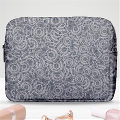 Circle Ornate Motif Random Pattern Make Up Pouch (large) by dflcprintsclothing