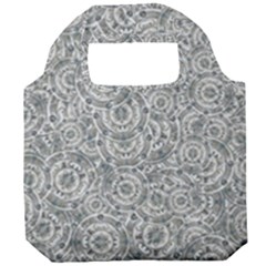 Circle Ornate Motif Random Pattern Foldable Grocery Recycle Bag