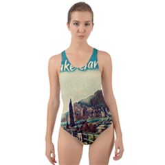 On The Way To Lake Garda, Italy  Cut-out Back One Piece Swimsuit by ConteMonfrey