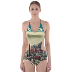 On The Way To Lake Garda, Italy  Cut-out One Piece Swimsuit by ConteMonfrey