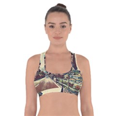 On The Way To Lake Garda, Italy  Cross Back Sports Bra by ConteMonfrey