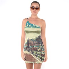 On The Way To Lake Garda, Italy  One Soulder Bodycon Dress by ConteMonfrey