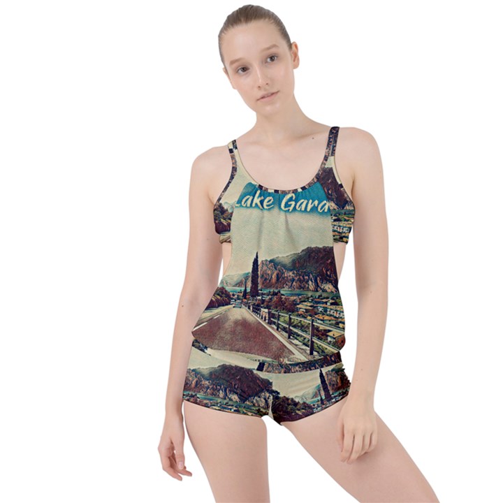 On The Way To Lake Garda, Italy. Boyleg Tankini Set 