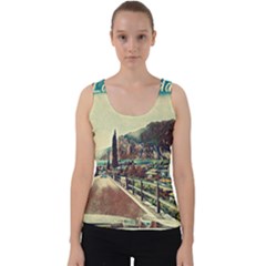 On The Way To Lake Garda, Italy  Velvet Tank Top by ConteMonfrey