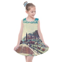 On The Way To Lake Garda, Italy  Kids  Summer Dress by ConteMonfrey