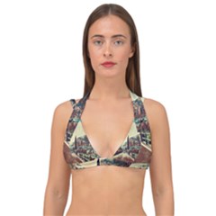 On The Way To Lake Garda, Italy  Double Strap Halter Bikini Top by ConteMonfrey