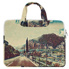 On The Way To Lake Garda, Italy  Macbook Pro 16  Double Pocket Laptop Bag  by ConteMonfrey