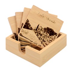 On The Way To Lake Garda, Italy  Bamboo Coaster Set by ConteMonfrey