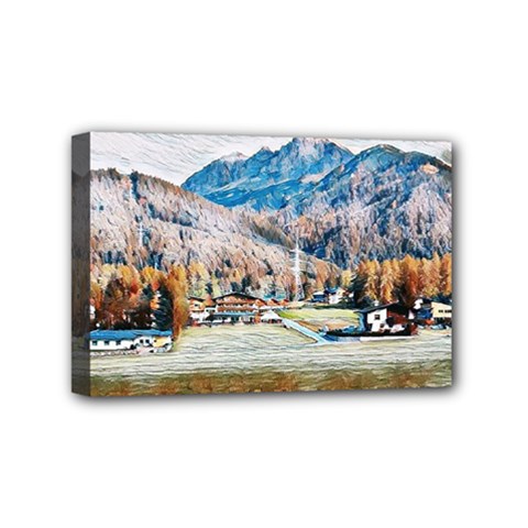 Trentino Alto Adige, Italy  Mini Canvas 6  X 4  (stretched) by ConteMonfrey