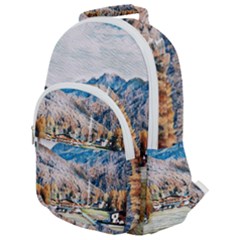 Trentino Alto Adige, Italy  Rounded Multi Pocket Backpack