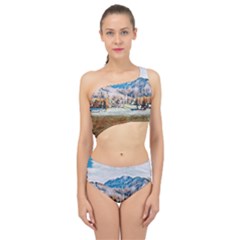 Trentino Alto Adige, Italy  Spliced Up Two Piece Swimsuit by ConteMonfrey