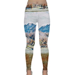 Trentino Alto Adige, Italy  Lightweight Velour Classic Yoga Leggings by ConteMonfrey