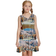 Trentino Alto Adige, Italy  Kids  Sleeveless Tiered Mini Dress by ConteMonfrey