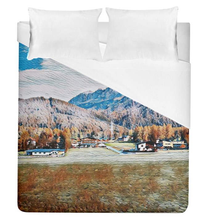 Trentino Alto Adige, Italy. Duvet Cover (Queen Size)