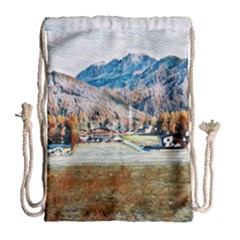 Trentino Alto Adige, Italy  Drawstring Bag (large) by ConteMonfrey