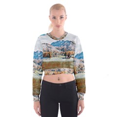 Trentino Alto Adige, Italy  Cropped Sweatshirt by ConteMonfrey