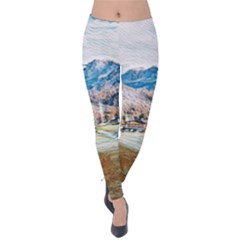 Trentino Alto Adige, Italy  Velvet Leggings by ConteMonfrey