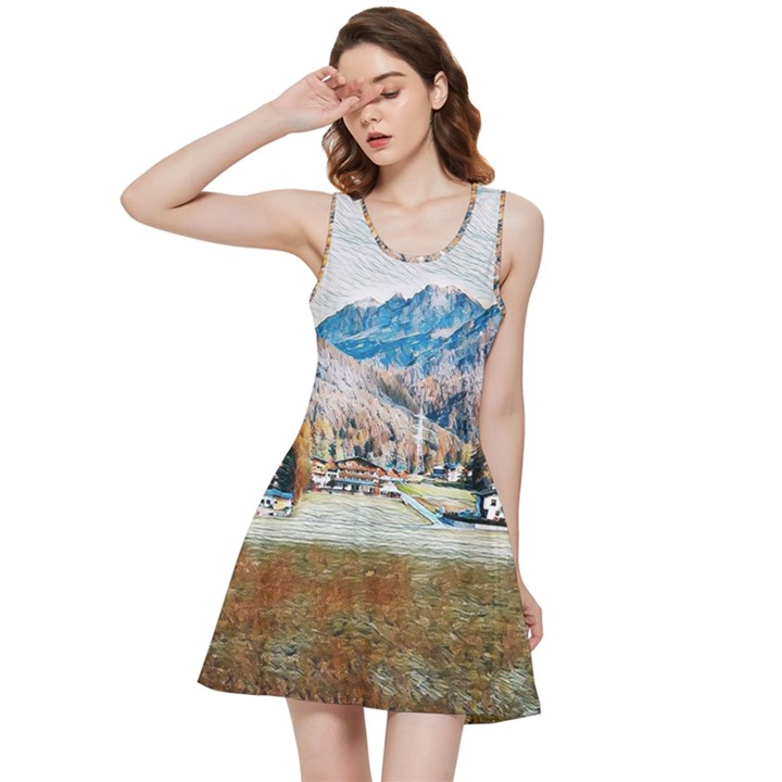 Trentino Alto Adige, Italy. Inside Out Racerback Dress