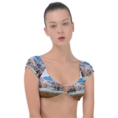 Trentino Alto Adige, Italy  Cap Sleeve Ring Bikini Top by ConteMonfrey