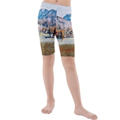 Trentino Alto Adige, Italy  Kids  Mid Length Swim Shorts by ConteMonfrey