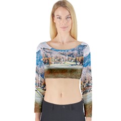 Trentino Alto Adige, Italy  Long Sleeve Crop Top by ConteMonfrey