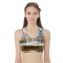 Trentino Alto Adige, Italy  Sports Bra With Border by ConteMonfrey