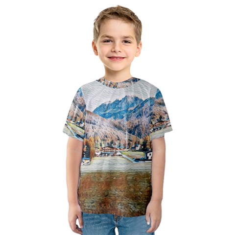 Trentino Alto Adige, Italy  Kids  Sport Mesh Tee by ConteMonfrey