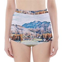 Trentino Alto Adige, Italy  High-waisted Bikini Bottoms by ConteMonfrey