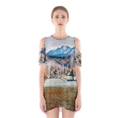 Trentino Alto Adige, Italy  Shoulder Cutout One Piece Dress by ConteMonfrey