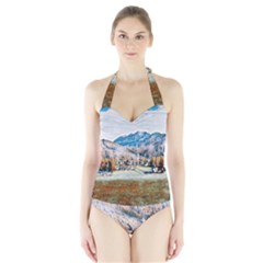 Trentino Alto Adige, Italy  Halter Swimsuit by ConteMonfrey