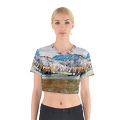 Trentino Alto Adige, Italy  Cotton Crop Top by ConteMonfrey