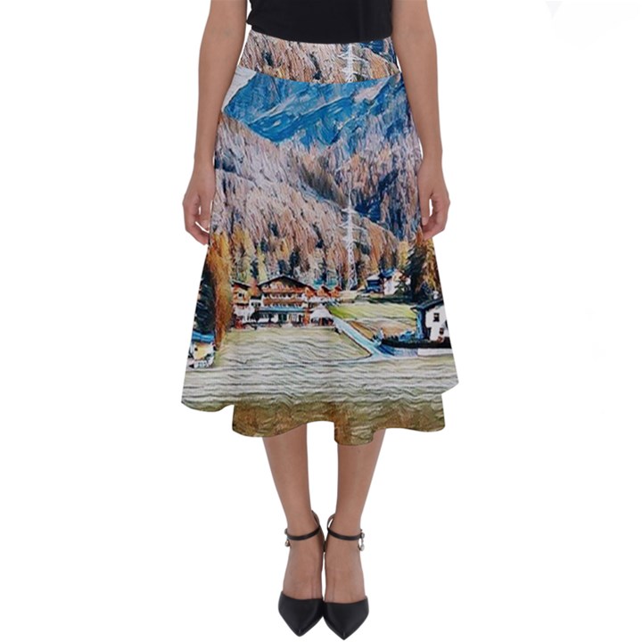 Trentino Alto Adige, Italy. Perfect Length Midi Skirt