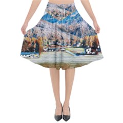 Trentino Alto Adige, Italy  Flared Midi Skirt by ConteMonfrey