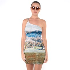 Trentino Alto Adige, Italy  One Soulder Bodycon Dress by ConteMonfrey